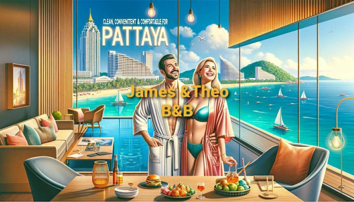 The Base Central Pattaya 2Bed King&Queen Sky Seaview & Infinity Pool Екстериор снимка